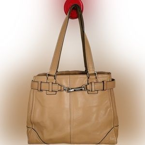 Coach leather satchel.